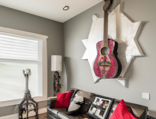 Metal Guitar Wall Art